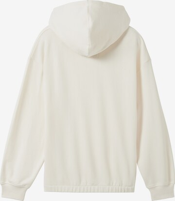 Sweat-shirt TOM TAILOR en blanc