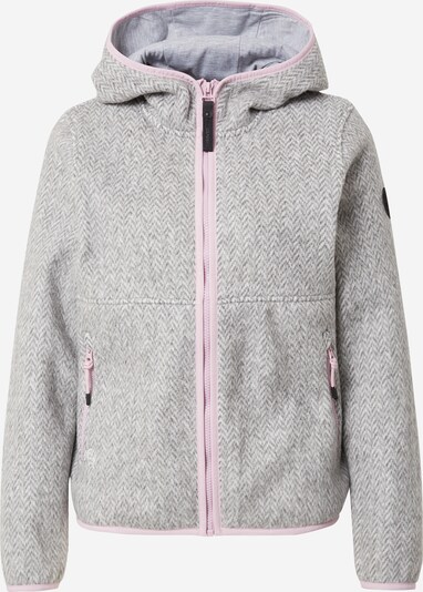 ICEPEAK Veste en polaire fonctionnelle 'ADDIE' en anthracite / gris clair / rose, Vue avec produit