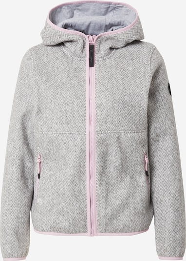 ICEPEAK Athletic Fleece Jacket 'ADDIE' in Anthracite / Light grey / Pink, Item view