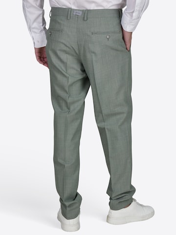 PIERRE CARDIN Regular Trousers with creases 'Ryan' in Grey