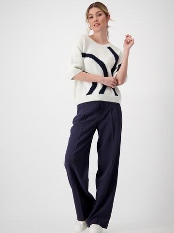monari Wide Leg Hose in Blau