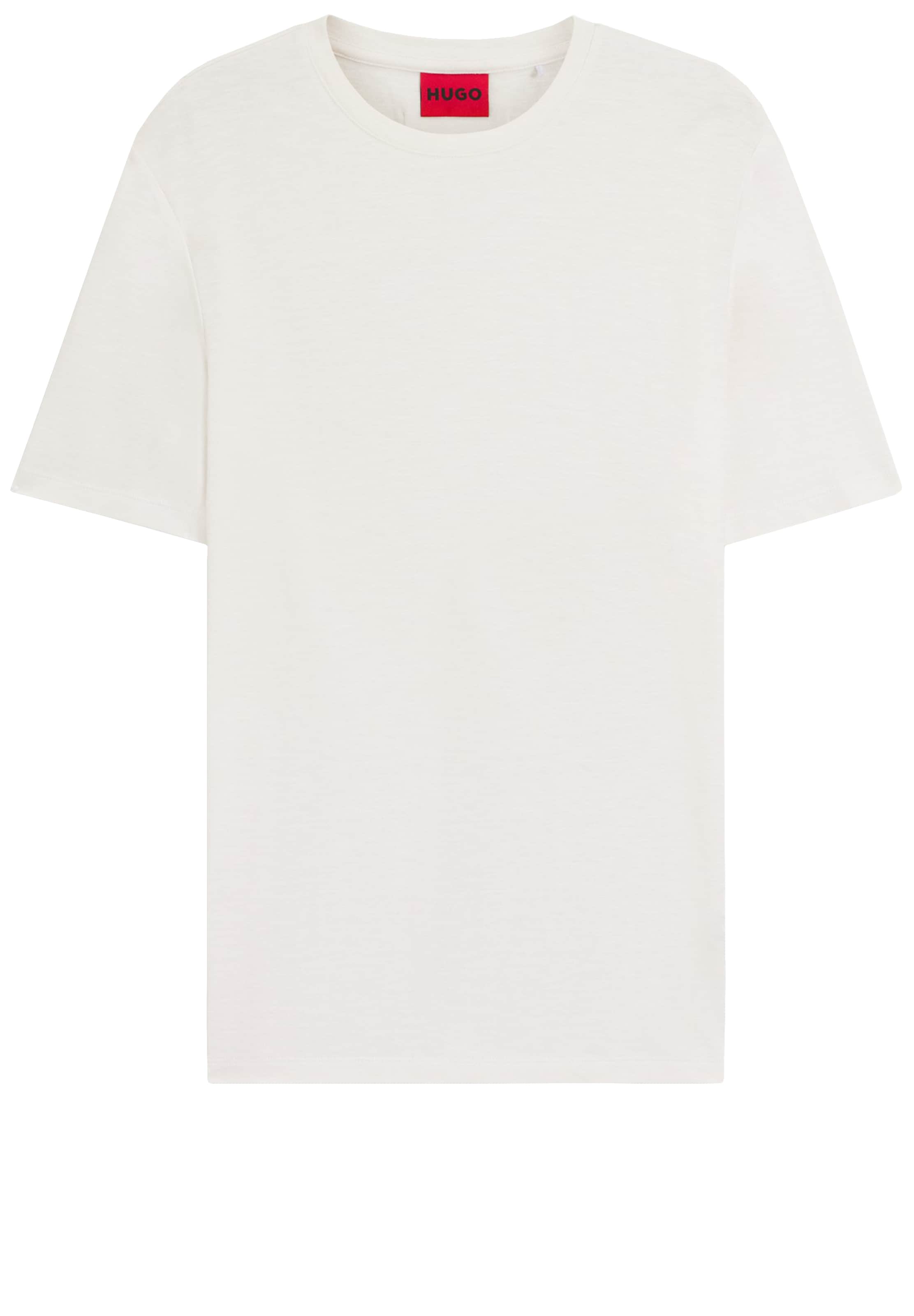 HUGO T-Shirt ' Dulerostee ' in Weiß: Vorderseite