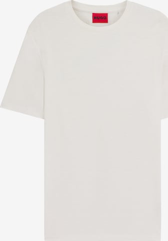 HUGO T-Shirt ' Dulerostee ' in Weiß: Vorderseite