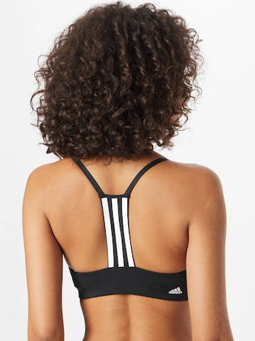 ADIDAS PERFORMANCE Bustier Sportmelltartók 'Aeroimpact Light-Support' - fekete