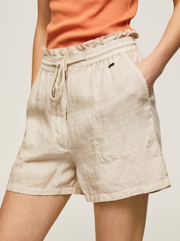 Pepe Jeans - Loosefit Calças 'CORINA' em cinzento