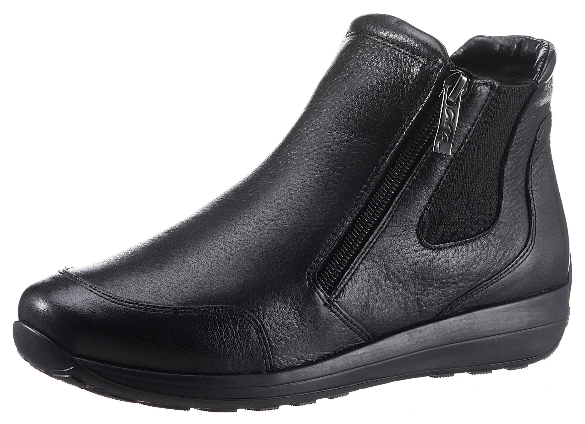 ARA Bootie 'Osaka' in Black: front