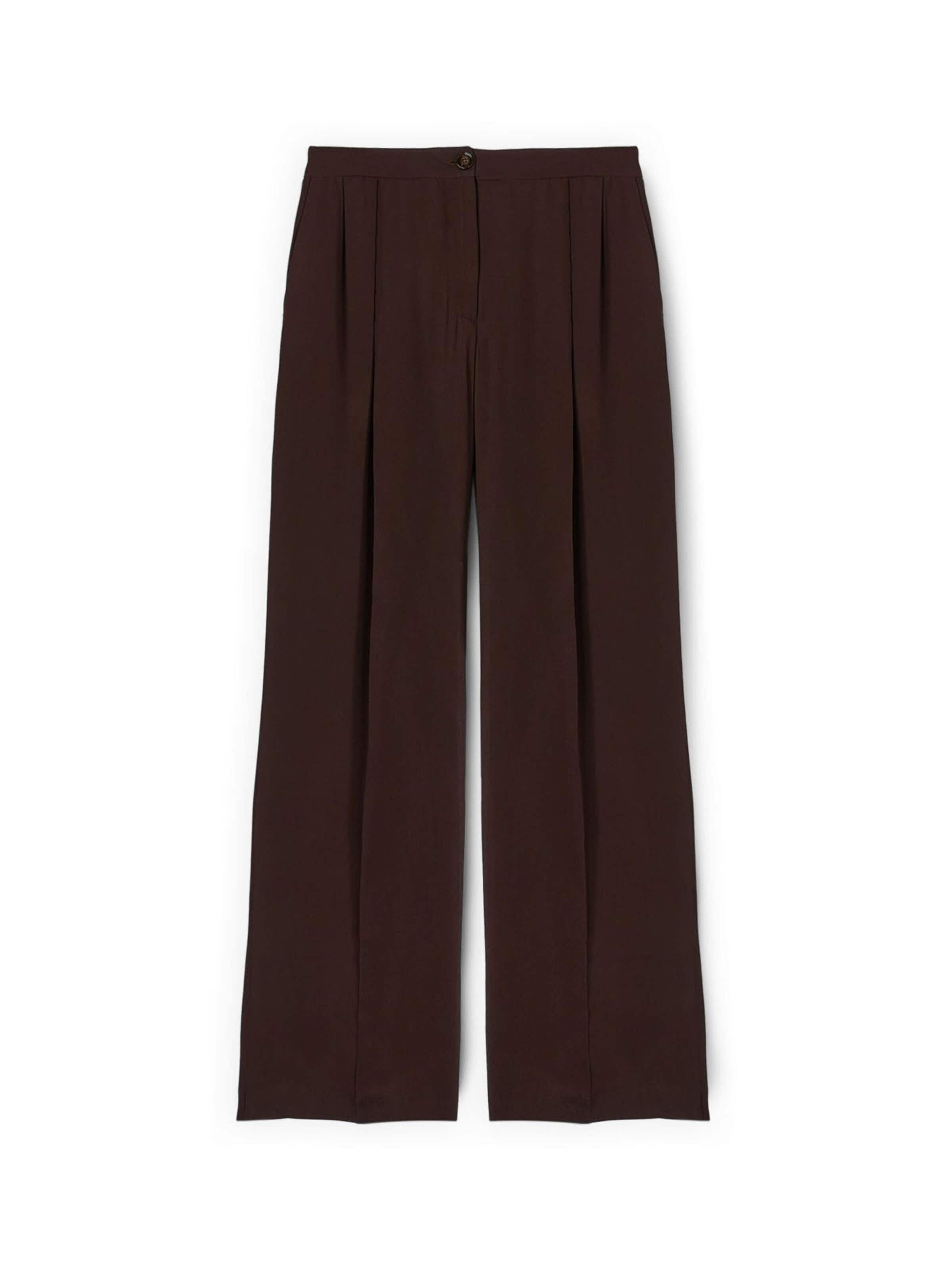 MOTIVI - Pierna ancha Pantalón en marrón: frente