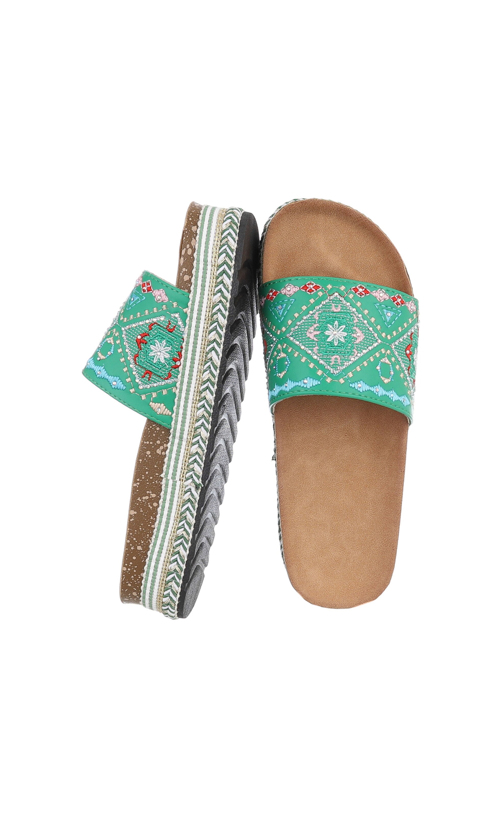 Ital-Design Mules in Green