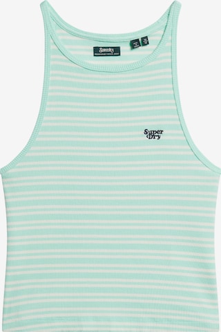 Superdry Knitted Top in Green: front