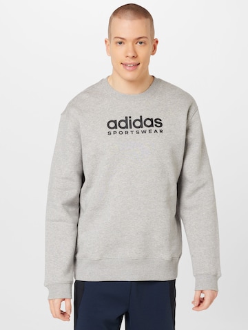 ADIDAS SPORTSWEAR Sport sweatshirt 'All Szn' i grå: framsida