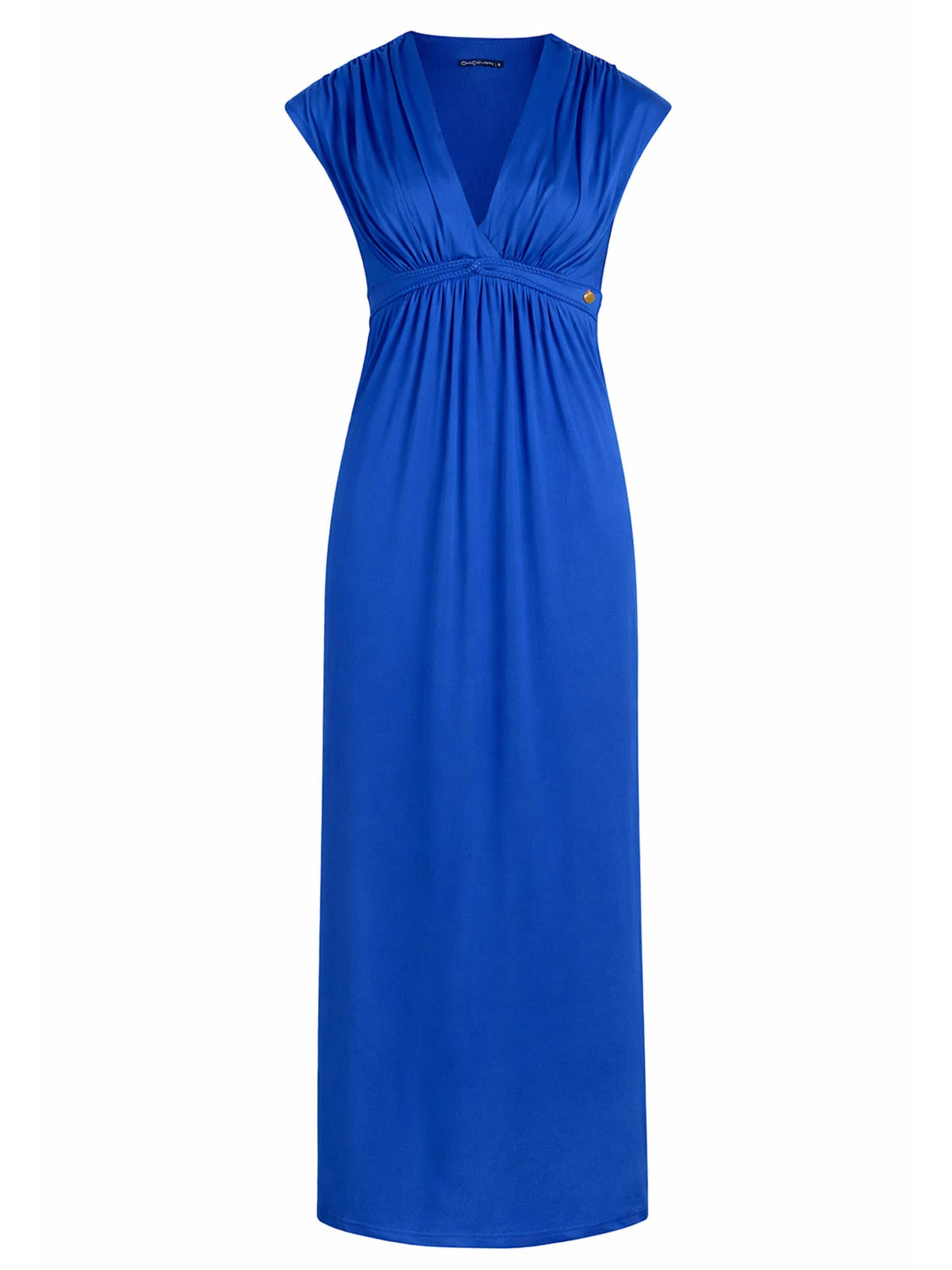 Chic by Lirette Jurk 'Kimono dress Natural' in Blauw: voorkant