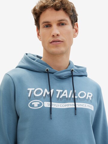 TOM TAILOR Sweatshirt in Blau