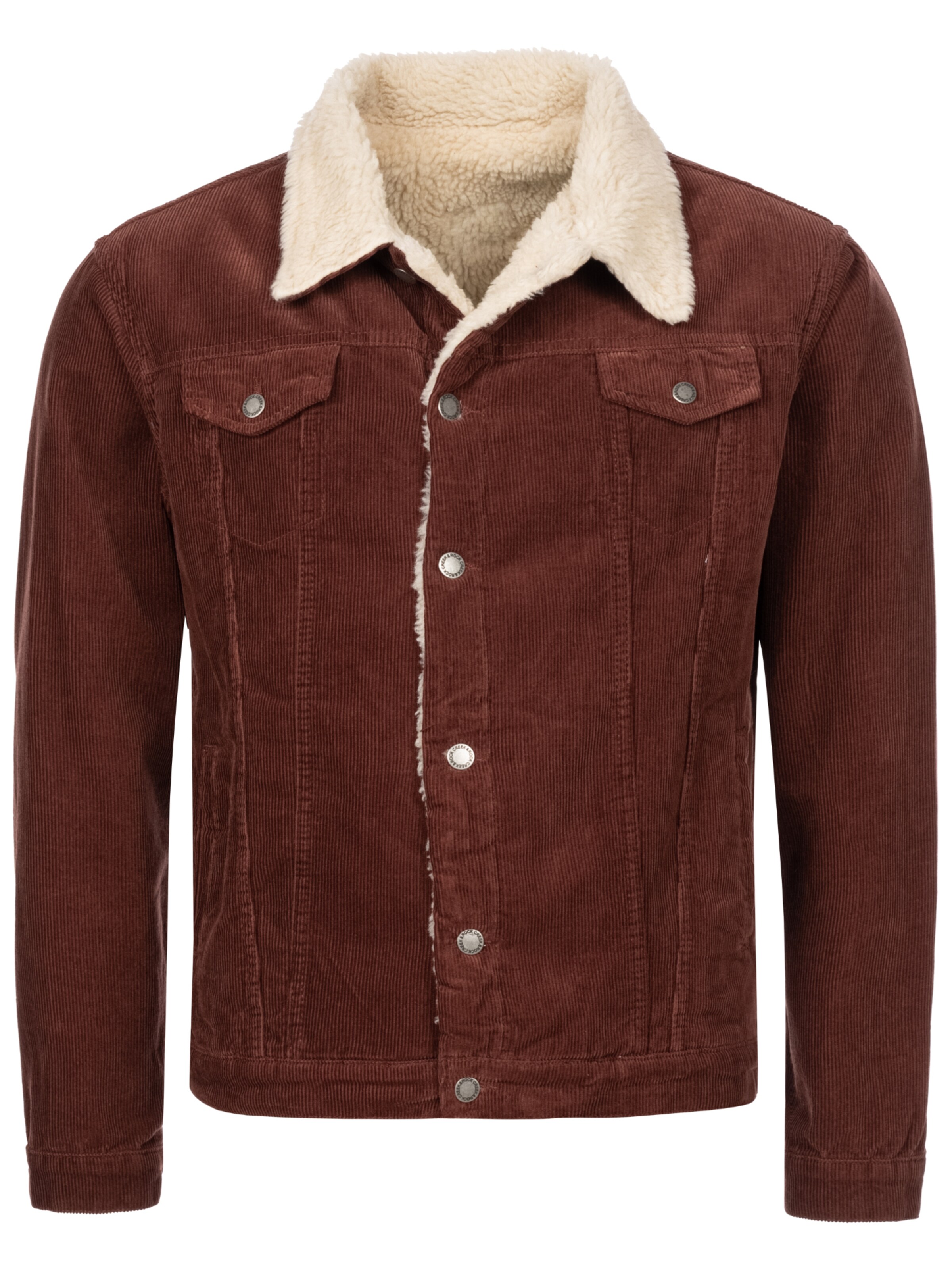 Rock Creek Jacke in Braun: Vorderseite