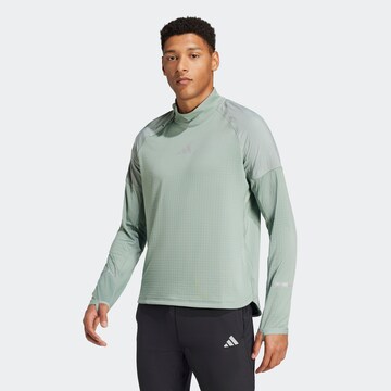 T-Shirt fonctionnel 'Ultimate' ADIDAS PERFORMANCE en vert : devant