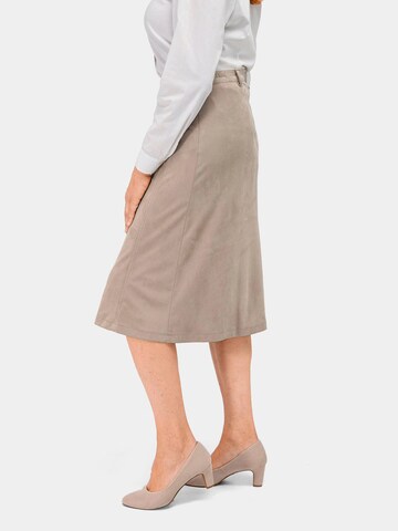 Goldner Rok in Beige