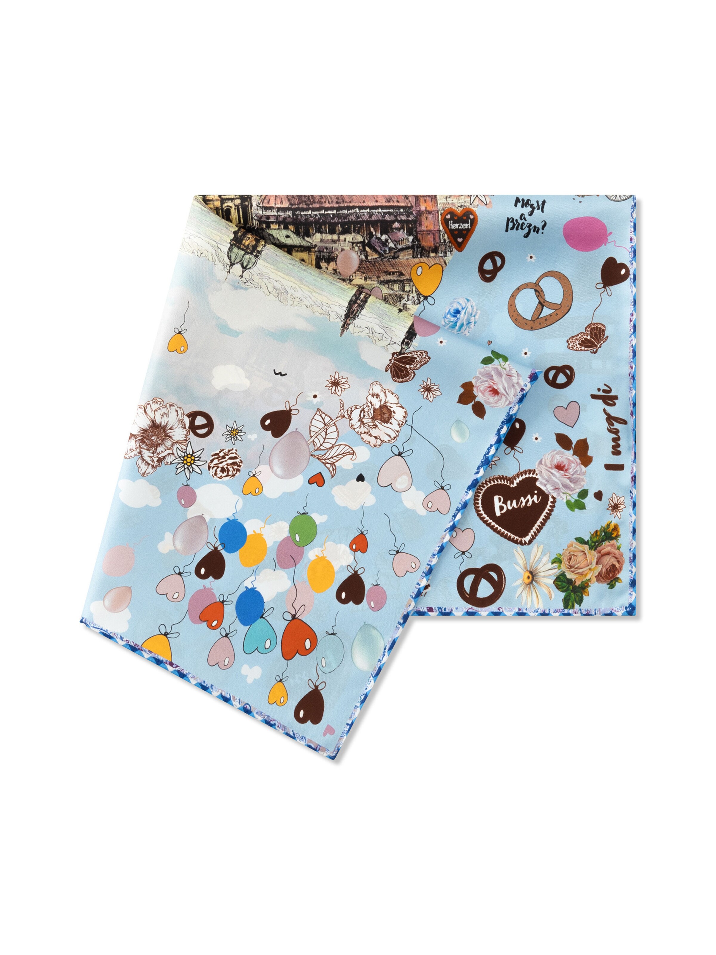 Foulard CODELLO en bleu