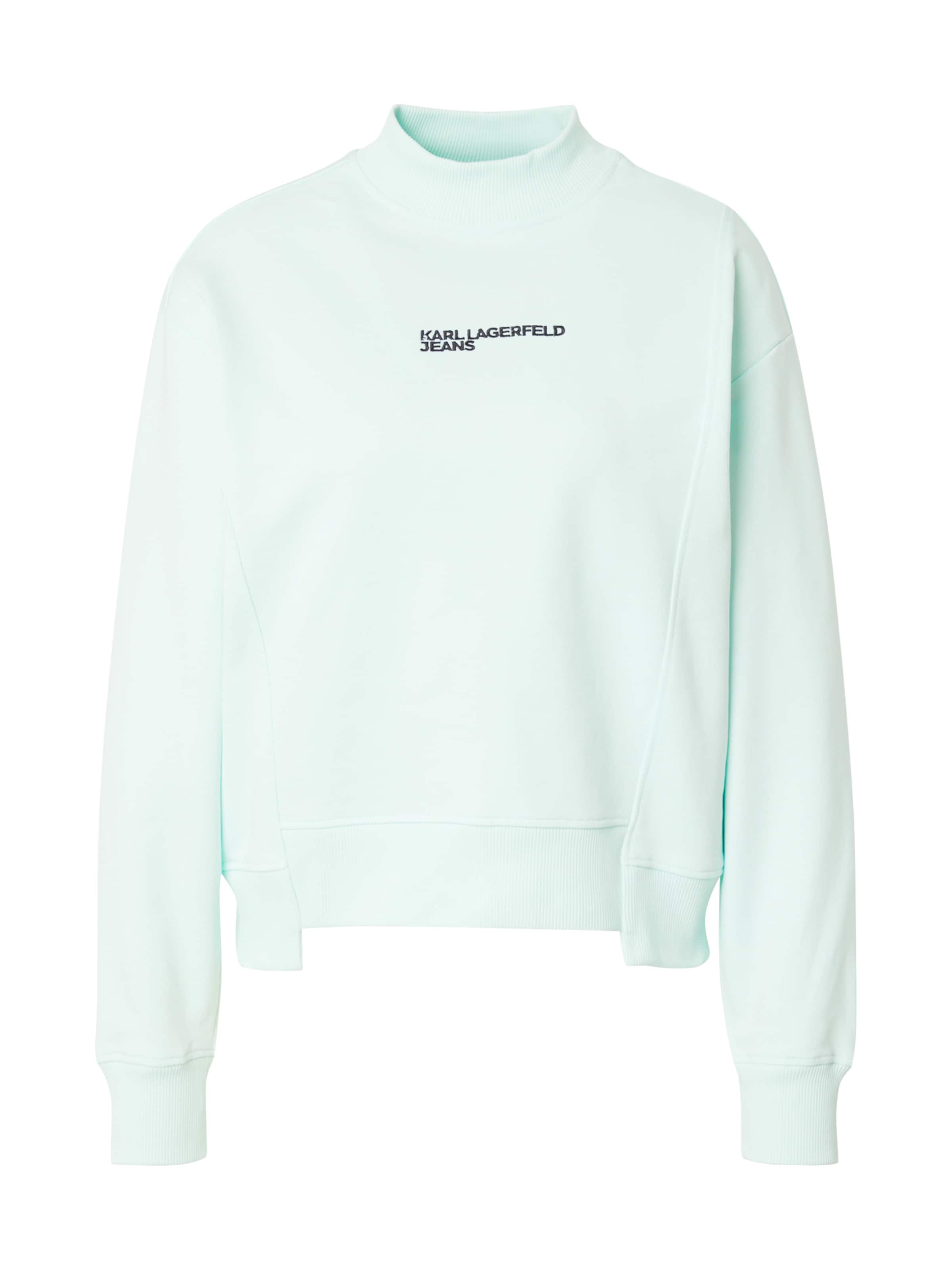 zaļš KARL LAGERFELD JEANS Sportisks džemperis: no priekšpuses