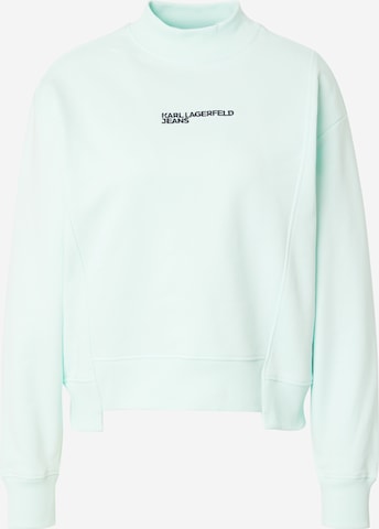 KARL LAGERFELD JEANSSweater majica - zelena boja: prednji dio