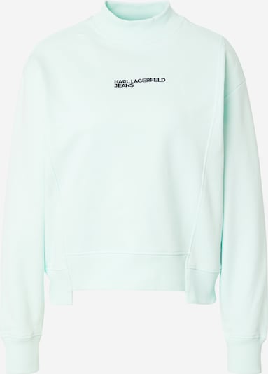 KARL LAGERFELD JEANS Sweater majica u plava / pastelno zelena, Pregled proizvoda
