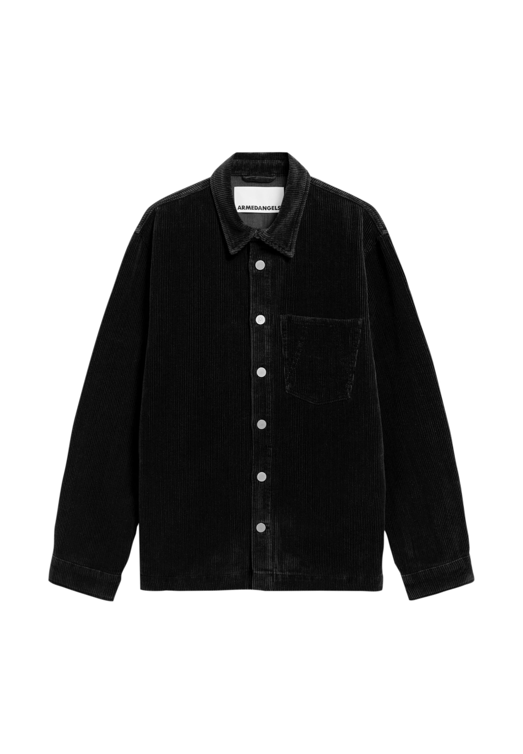 ARMEDANGELS Between-season jacket in Black: front