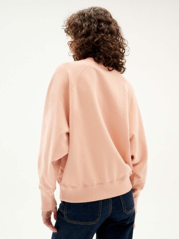 Thinking MU Sweatshirt 'Here Comes The Sun' in Orange