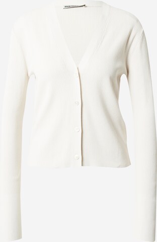 Cardigan 'EMITA' DRYKORN en blanc : devant