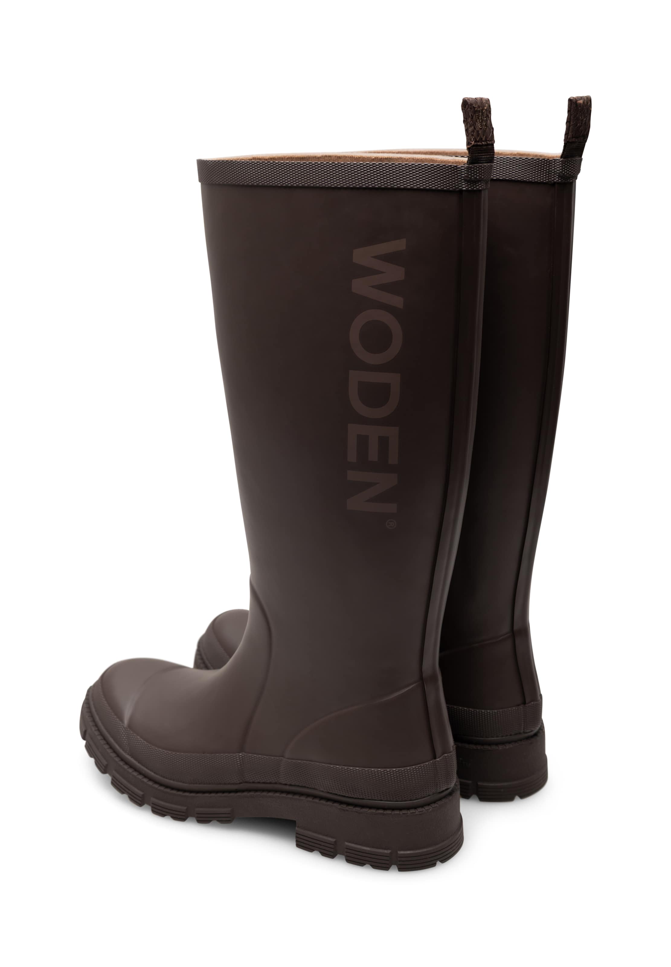 WODEN Regenlaarzen 'Le Waterproof' in Bruin