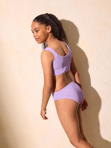Lipsy Bustier Bikini in Lila