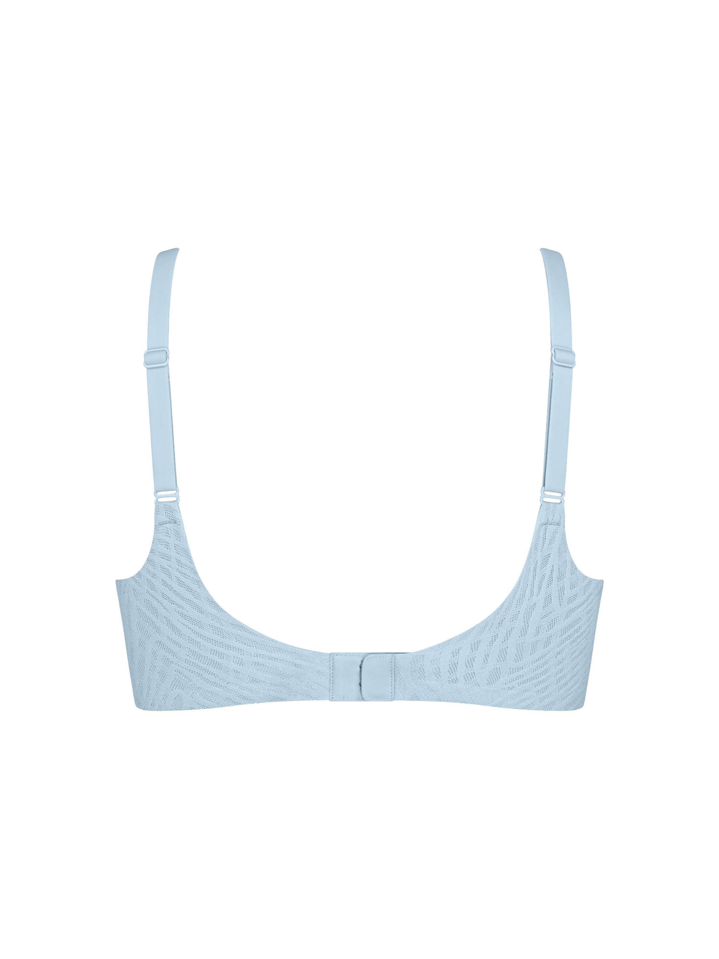 SLOGGI Push-up BH ' Blue ZERO Feel Bliss THE UP ' in Blauw