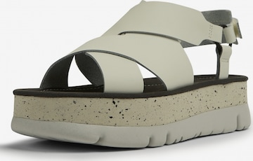 CAMPER Sandals 'Oruga Up' in White: front