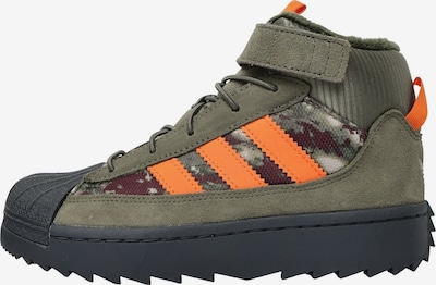ADIDAS ORIGINALS Saappaat 'SUPERSTAR WINTER TREK' koossa 28 värissä oliivi / oranssi / viininpunainen / musta, Tuotenäkymä