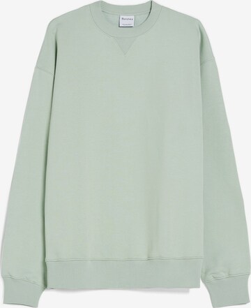 Bershka Sweatshirt in Green: front