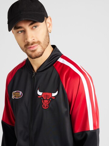 Mitchell & Ness Sports jacket 'CHI. BULLS' in Black