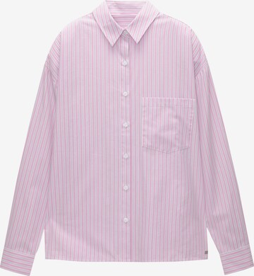 Pull&Bear Schlafshirt in Pink: predná strana