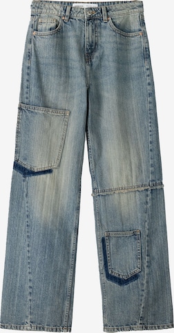 Bershka Regular Jeans i blå: forside