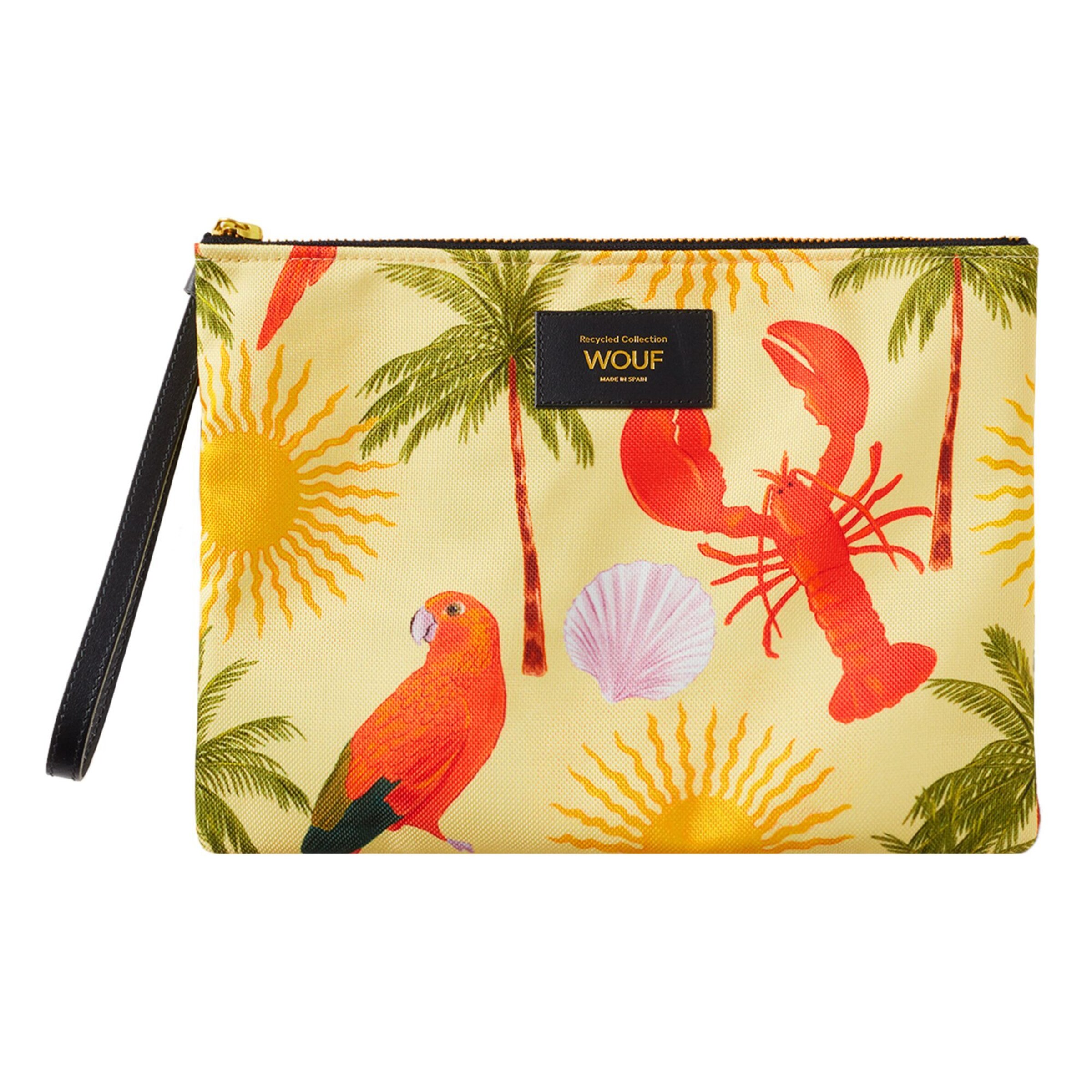 Wouf Toiletry bag in Orange: front