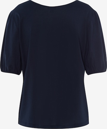 Hanro Bluse 'Natural Shirt' in Blau