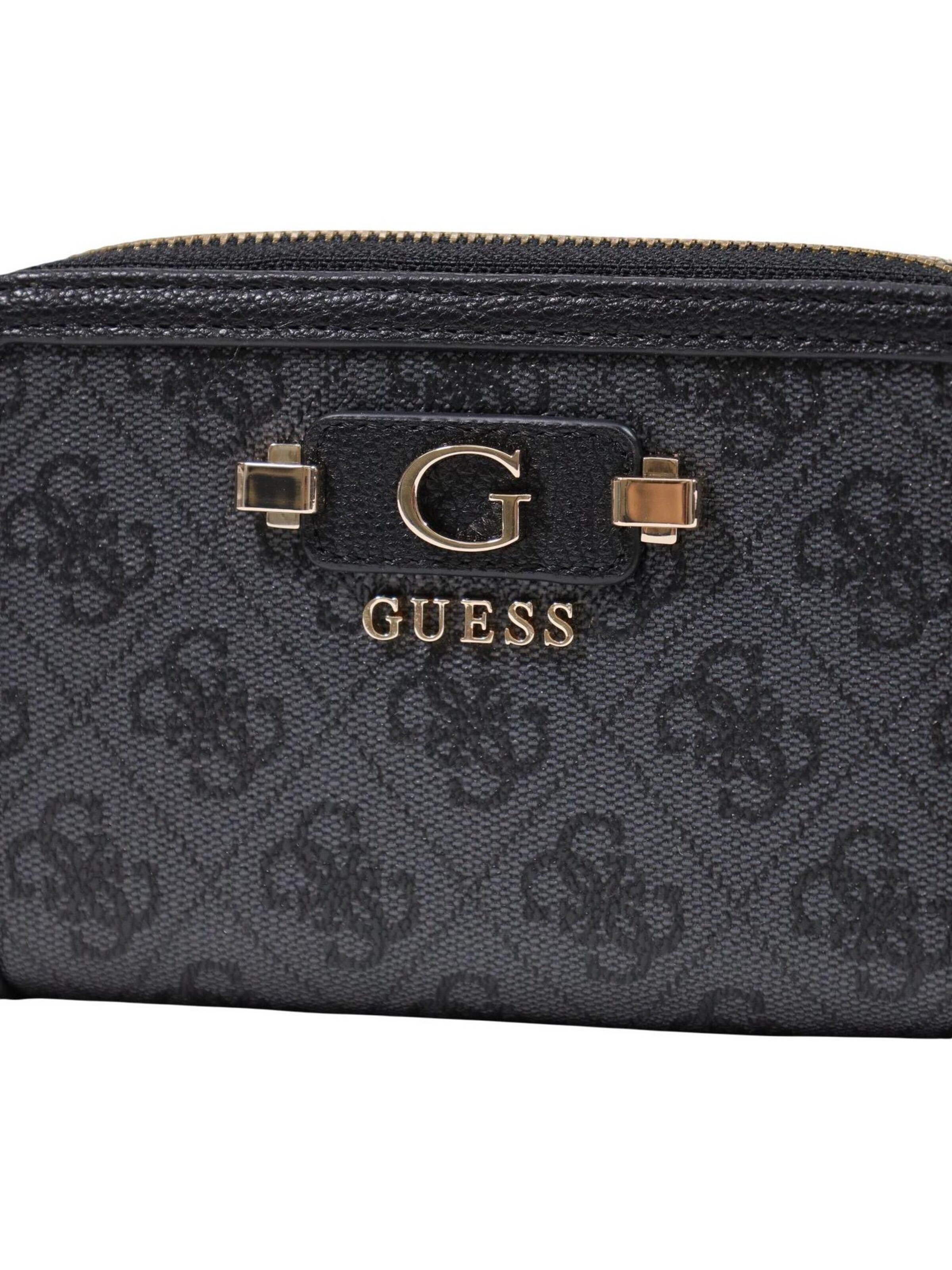 Portamonete 'COLEEN LOGO SML ZIP SWSG97 49164' di GUESS in grigio