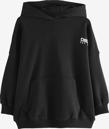 juoda Next Megztinis be užsegimo: priekis