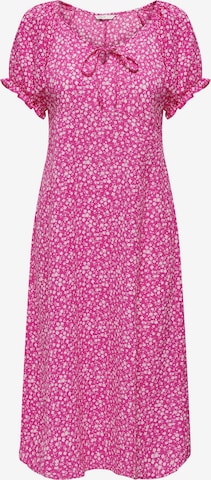 ONLY Платье 'Kai' в Ярко-розовый: спереди