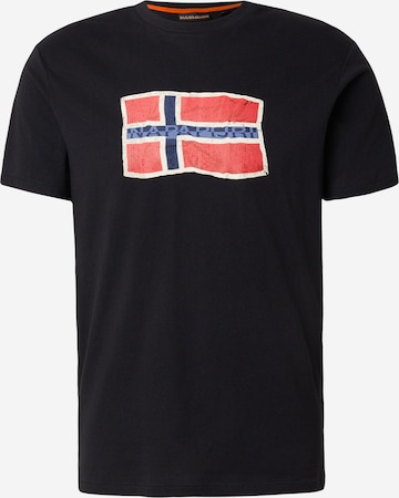 NAPAPIJRI T-Shirt 'MAHSA' in Schwarz: Vorderseite