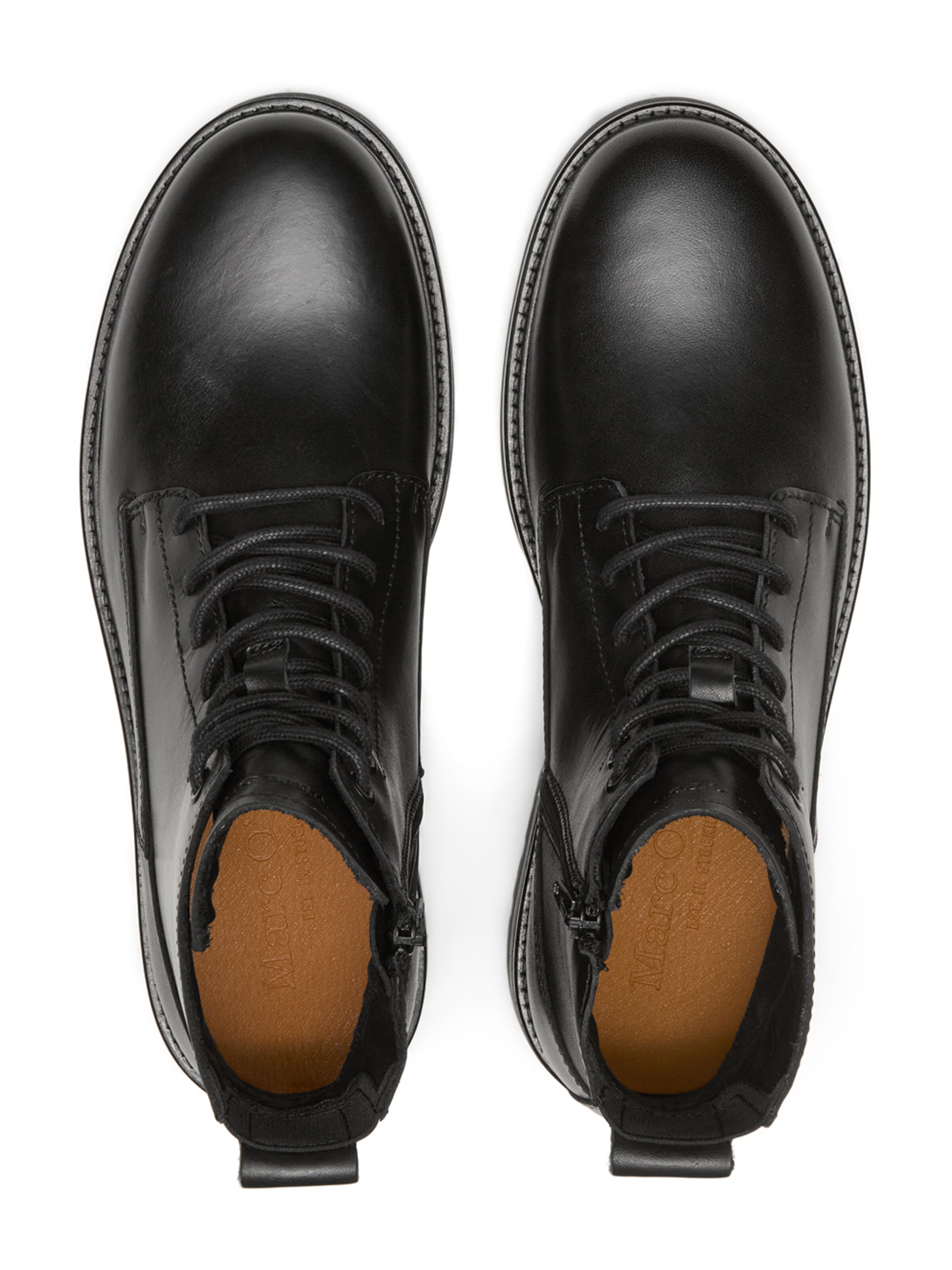 Bottines à lacets Marc O'Polo en noir