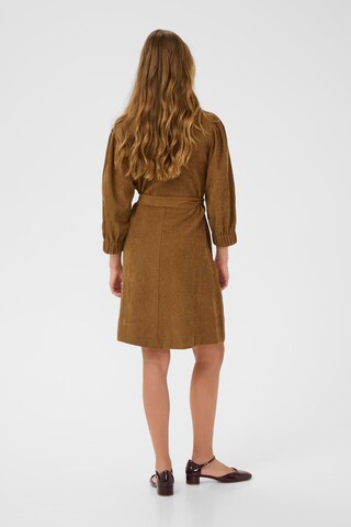 Kaffe Blousejurk 'Vera' in Bruin