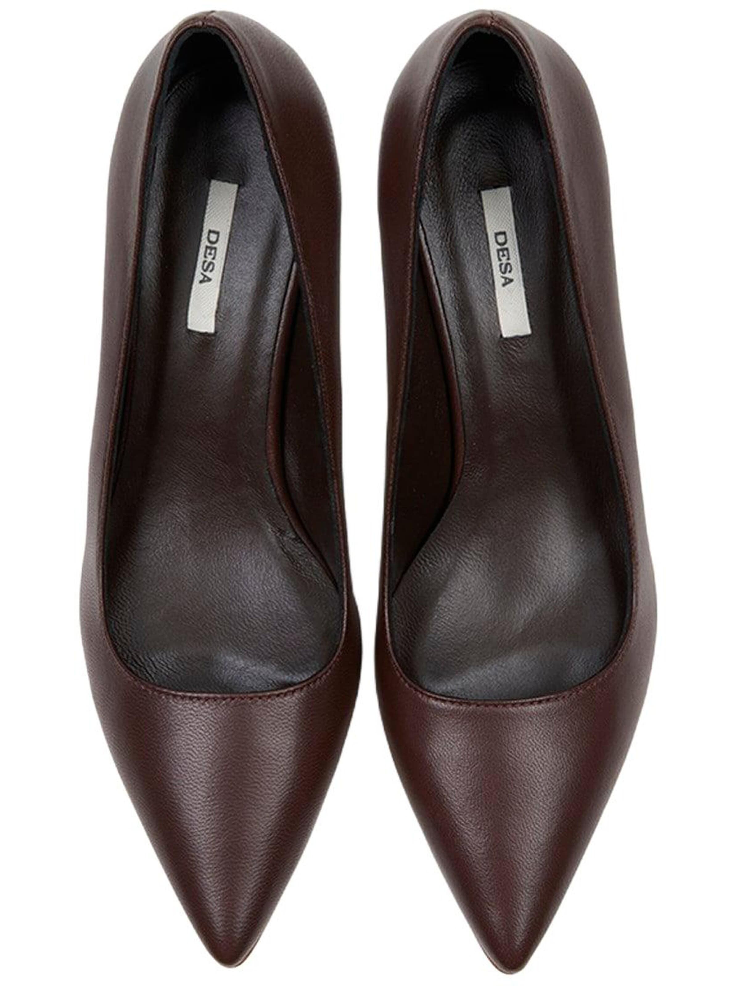 Desa - Zapatos destalonado 'Stilett' en marrón