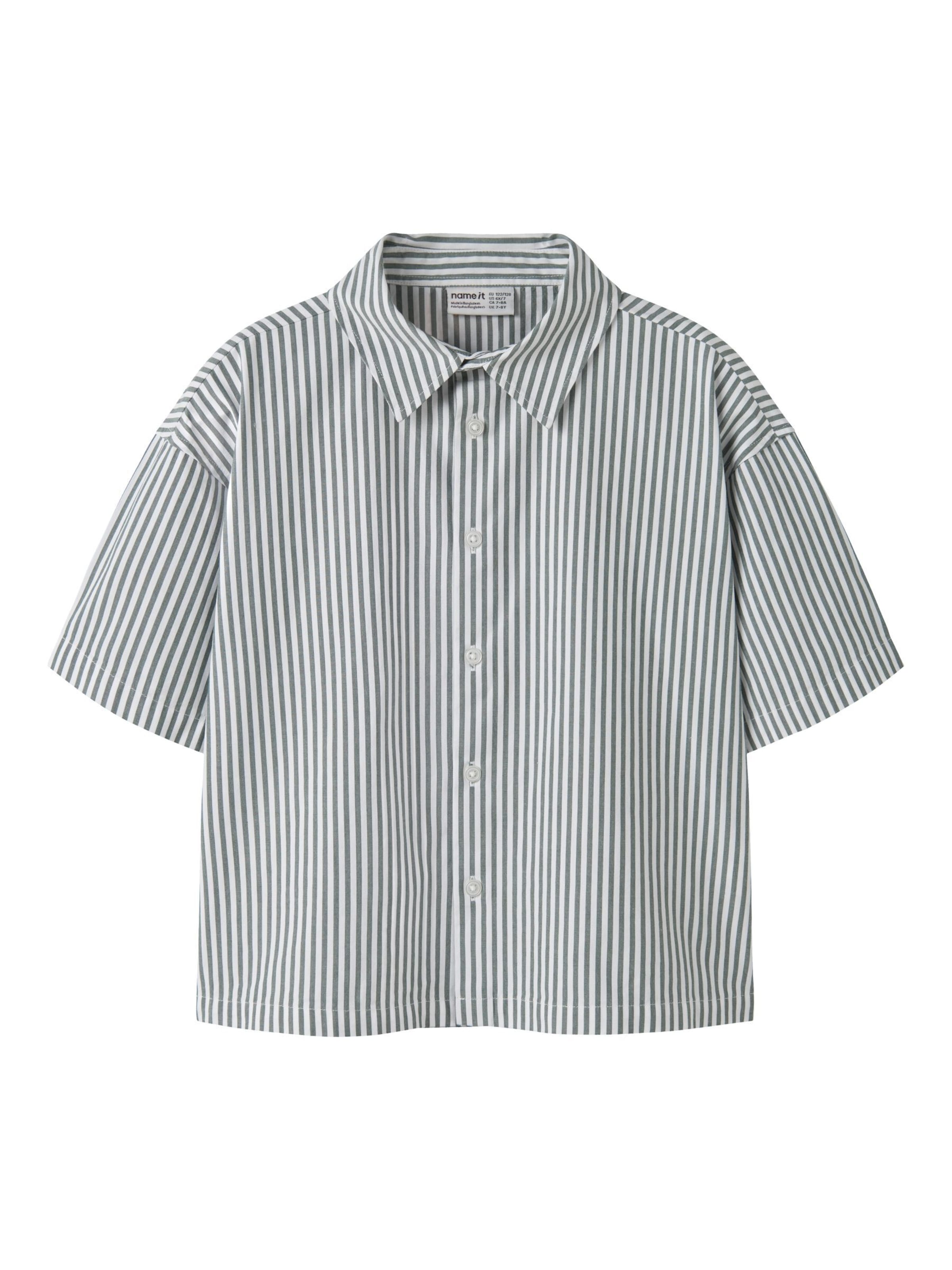 Fit confort Chemise NAME IT en vert : devant