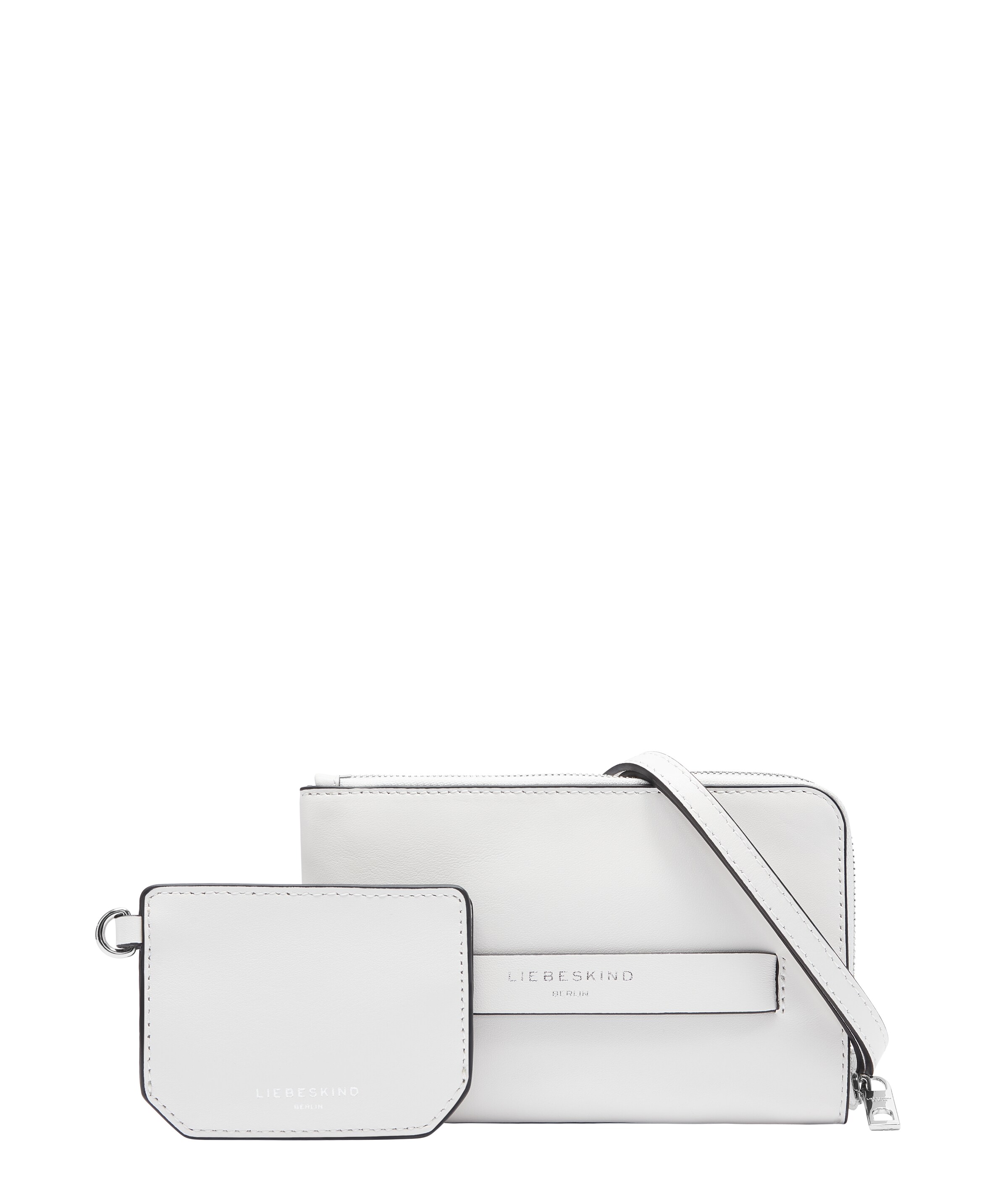 Sac à bandoulière Liebeskind Berlin en blanc : devant