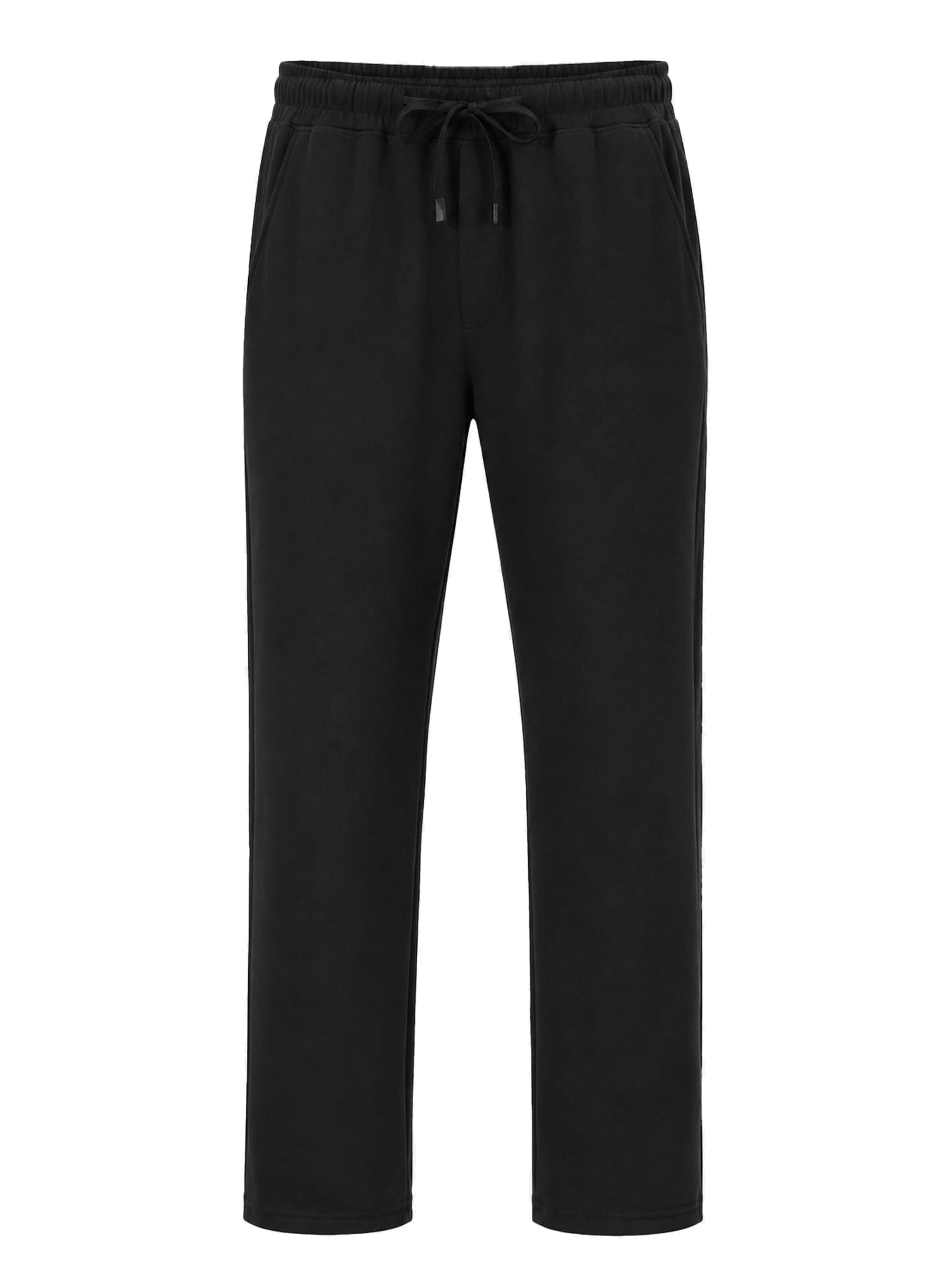 YAGESHARK Regular Workout Pants 'Jogginghose Herren' in Black: front