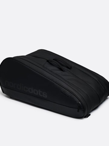 nordicdots Sporttas 'Pro Tennis Bag 12' in Zwart