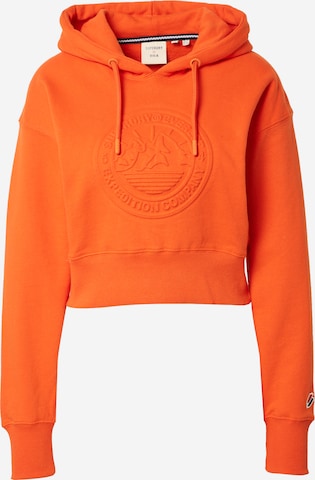 Superdry Sweatshirt 'Expedition' in Orange: predná strana