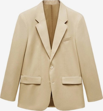 MANGO MAN Regular fit Suit Jacket 'noto' in Beige: front